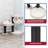 TRIXIE Vidor 28.3" Cat Tree, 2 Sisal Scratching Posts, Plush Hanging Hammock, Three Platforms with Removable Cushions