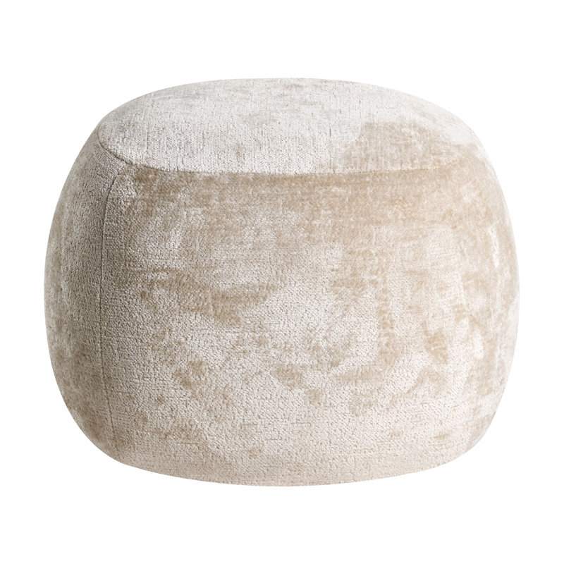 50cm Wide Square Solid Colour Pouffe Ottoman