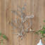 Sculptures murales en métal avec accents d'oiseaux 17 x 5,5 x 22 po