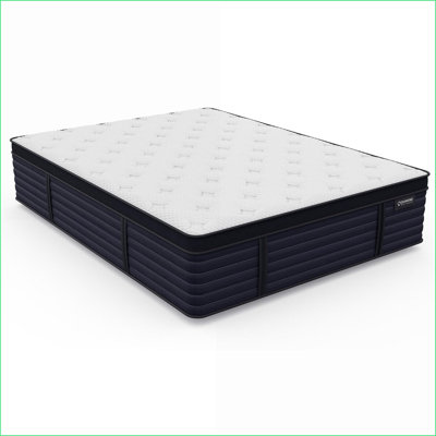 Mattresses 14.5'' Euro-Top Latex Hybrid Firm Feel Queen, Greenguard Gold, Made in USA | Foam+Spring |