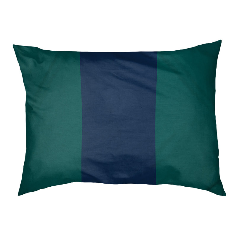 Coussin extérieur Phoenix, Très grand (l 50 po x P 40 po x H 17 po), Vert nord-ouest / bleu marine / vert nord-ouest