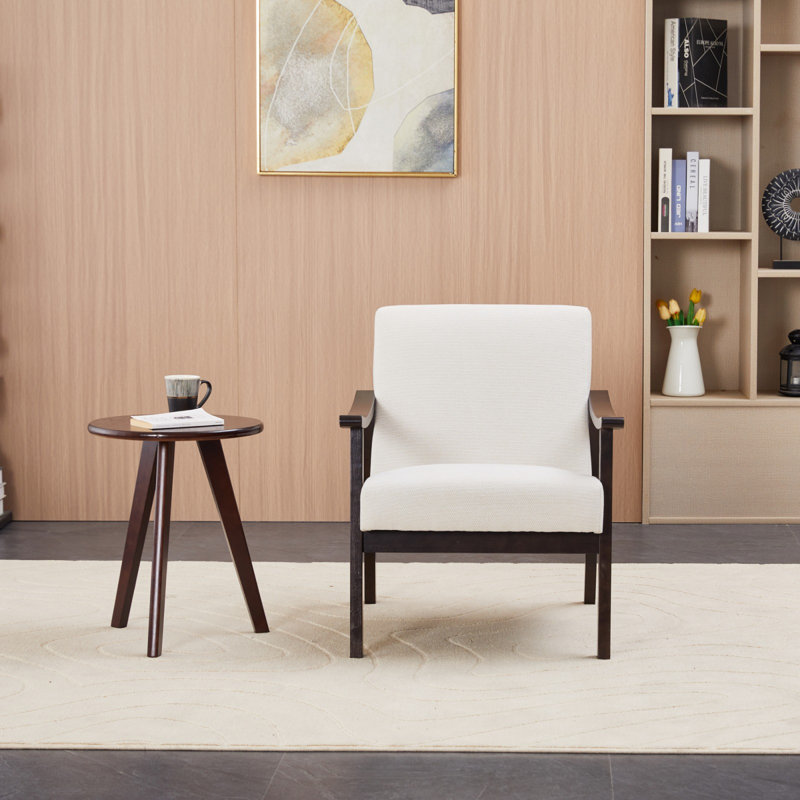 Fauteuil moderne, Blanc ancien