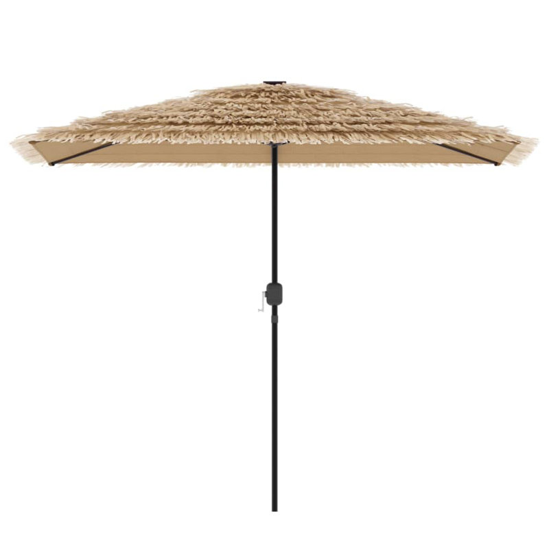 Beach Parasol, Brown, white and pink, 250cm H x 300cm W x 200cm D