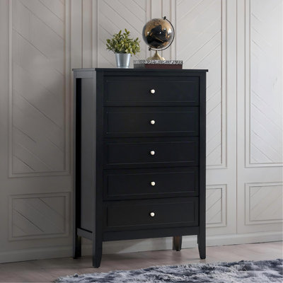 Commode Daniel G1313-CH-50, noir
