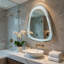 Miroir biseauté pour commode