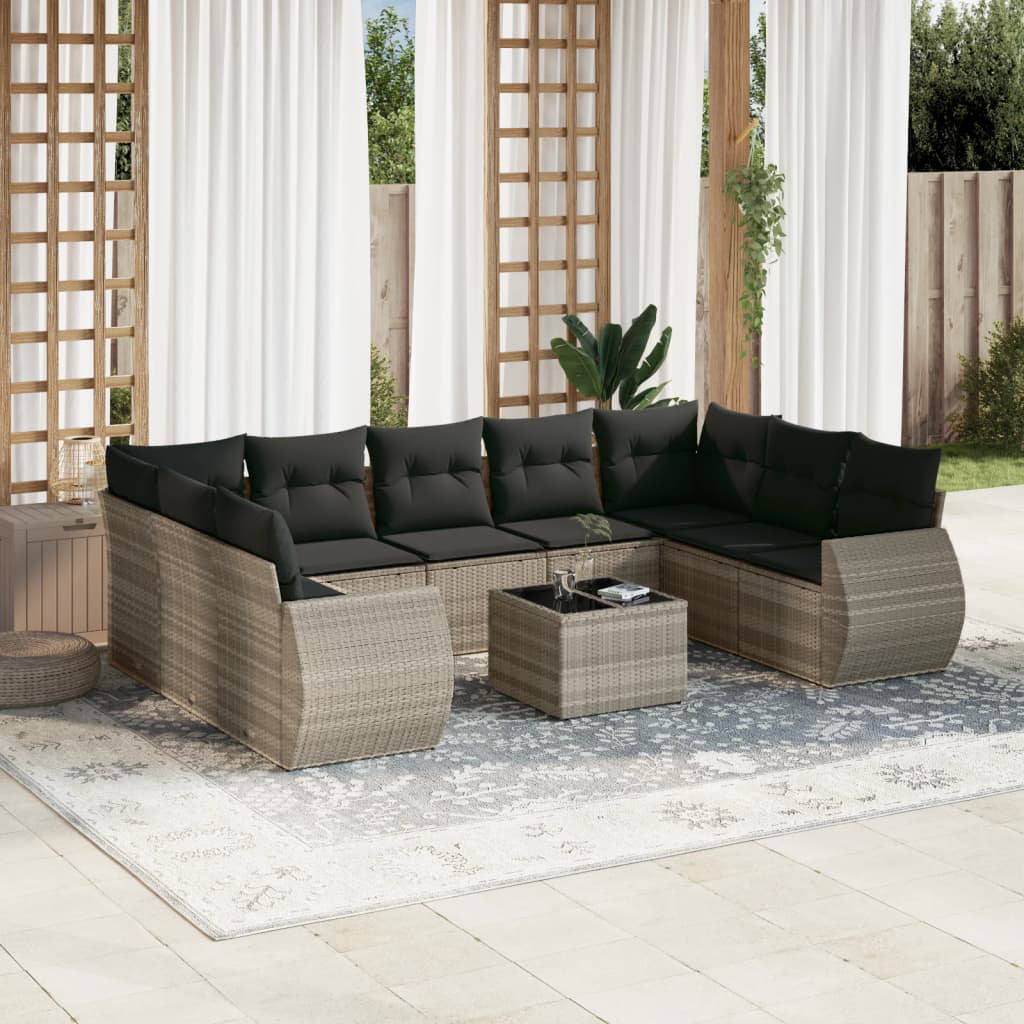 Lounge-Set Blome aus Rattan mit Polster