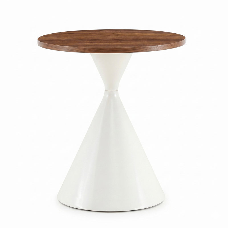 Ensemble de tables basses 2 pièces, Walnut / White