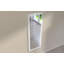 Framed Wall Mounted Overmantle Mirror in White