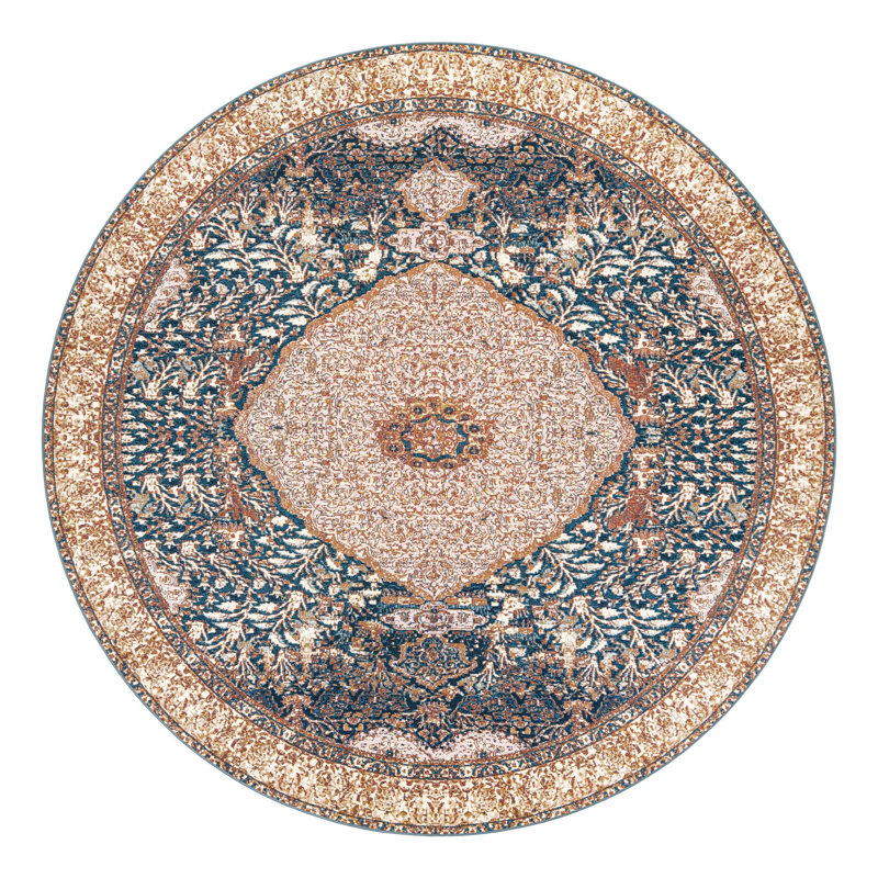 Tapis d'extérieur traditionnel, Rond 10 pi