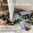 Liam Modern Floral Black Area Rug-350750729