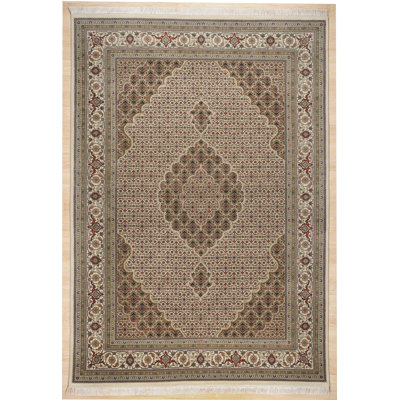 Herkimer Oriental Wool Hand Knotted Area Rug