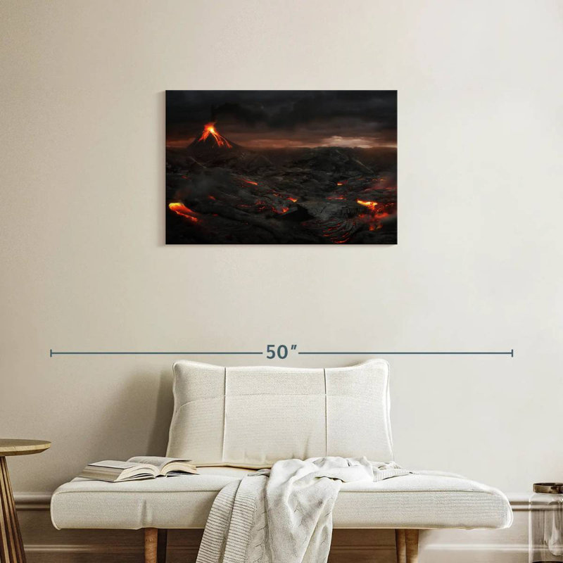 Alvord Volcanic Lava Flow, 20" H x 30" W