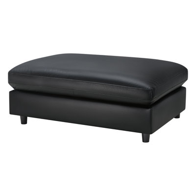Fleetwood 45" Genuine Leather Rectangle Ottoman
