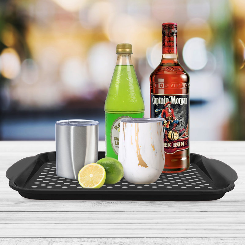 Oggi Serve Tray, Black
