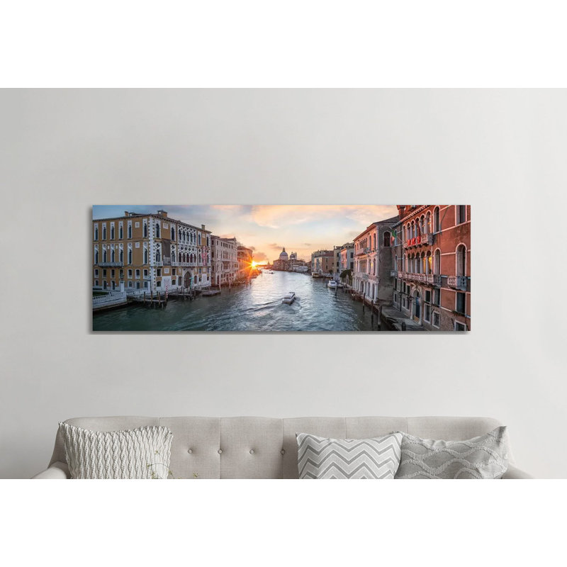 Grand Canal, Venice II by Jan Becke - Wrapped Canvas Panoramic Gallery-Wrapped Canvas Giclée, 182.88 cm H x 60.96 cm W