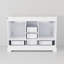 Meuble-lavabo double gris foncé 48 po X P 22 po D et 46 po Miroir-117984720