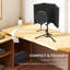 HOMCOM PP, PE, Metal Microphone Isolation Shield