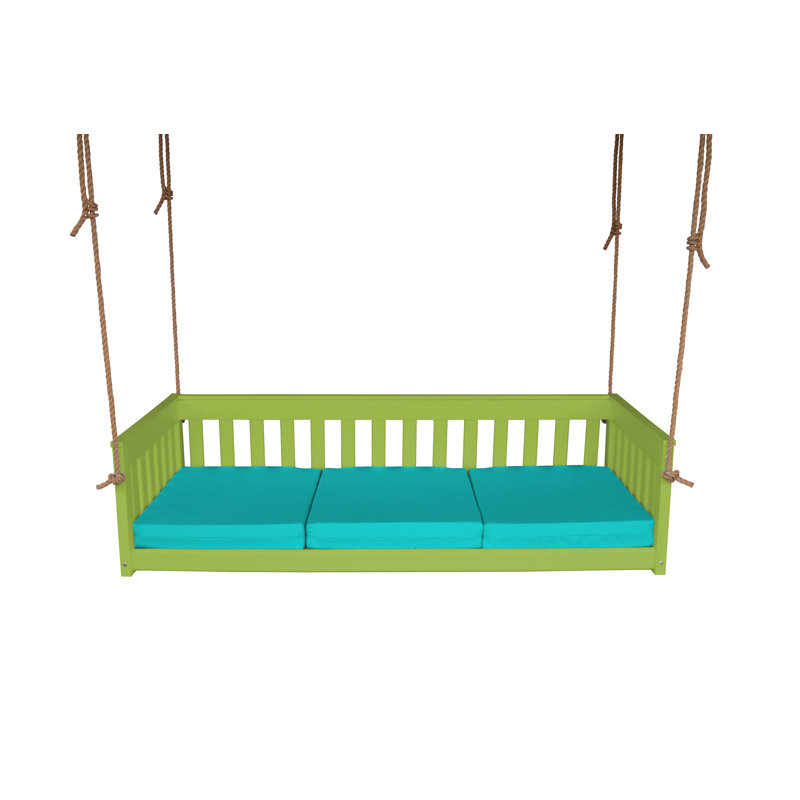 Siège de balançoire Dextra, Turquoise, Lime tropicale