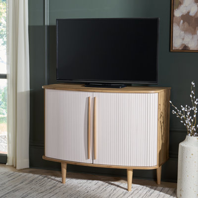 Sabby Tambour Door Compact Tv Stand by George Oliver