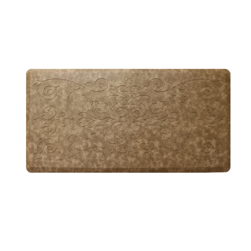 Tapis de sol anti-fatigue, Rectangle 1 pi 5 po x 2 pi 4 po, Taupe