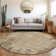 Premium Machine Washable Prisco Brown Rug