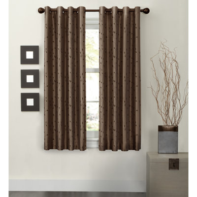 Besteiro Faux Silk Blackout Curtain Single Panel