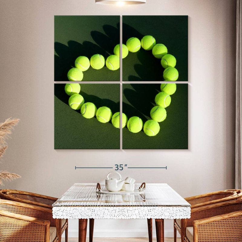 Balles de tennis Sirci, H 50 po x l 50 po