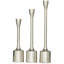 Cosmoliving By Cosmopolitan Contemporary Aluminum Tapered Candle Holder
