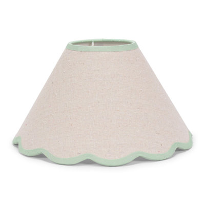 Florie Linen Blend Tapered Pendant Shade ( Clip On )