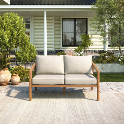 Westin Outdoor Acacia Wood Loveseat