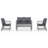 Aviv 4 Piece Lounge Chair with Cushions-109685212