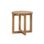 Ensemble de conversation 3 pièces en bois d'acacia avec coussins hydrofuges Lorene
