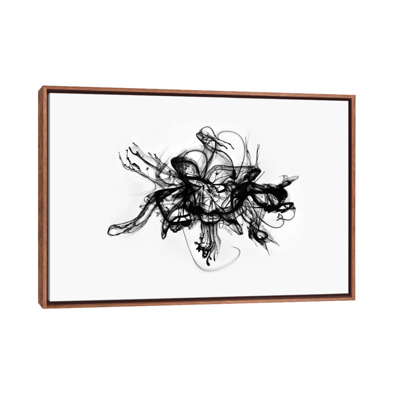 Alchimie par Ben Heine-reproduction d’art, Toile avec cadre en bois brun classique, Pas de tapis