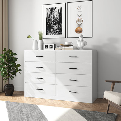 Meinou 8-Drawer Double Dresser with Fabric Drawers