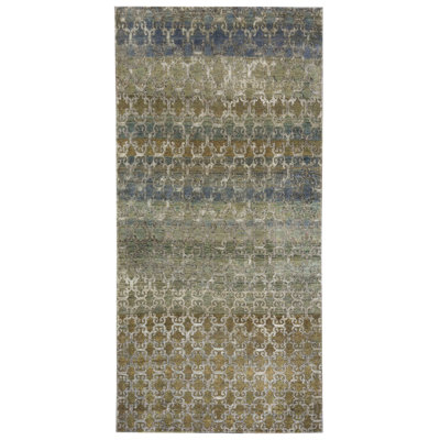 Silk Treasures One-of-a-Kind Runner 3' X 6'1" New Age Runner Area Rug