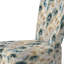 Chaise d'appoint rembourrée bleu et blanc Coastal Retreat Seashells I