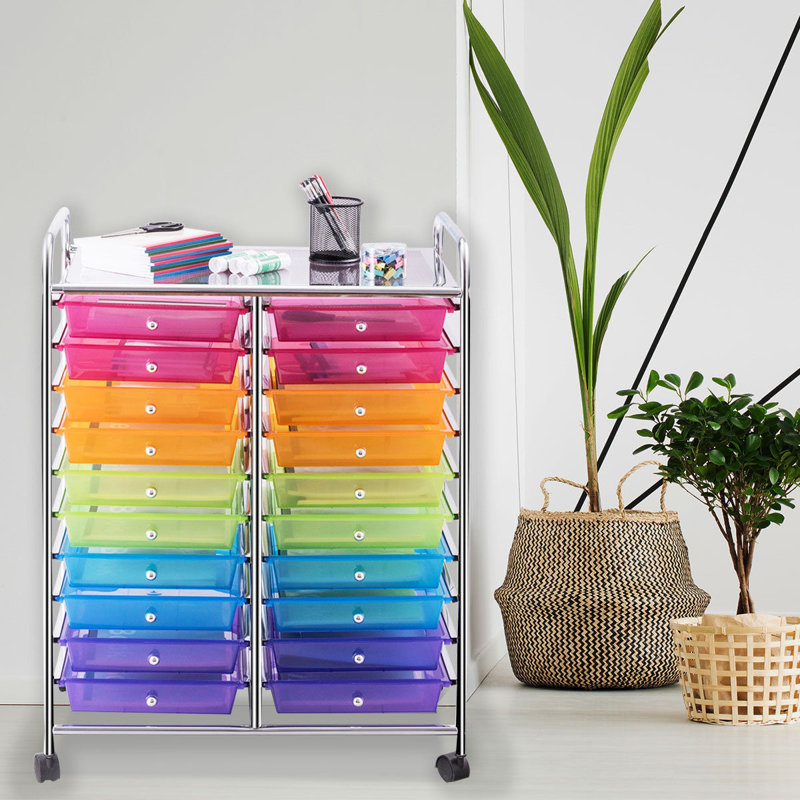 34'' H x 25'' W Utility Cart with Wheels