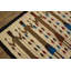 Artistic Tribal Geometric Antique Flatweave Native American Navajo Yei Rug