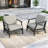 Solid Wood Teak Outdoor Lounge Chair With Cushion And Arms-114983513-114983515