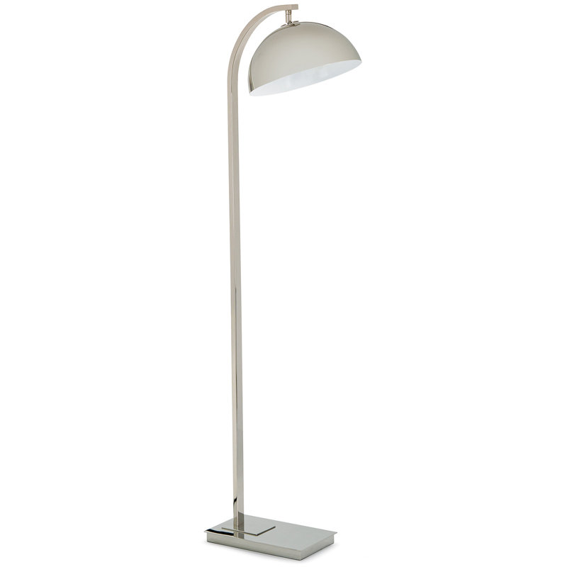 Otto Floor Lamp, Polished Nickel