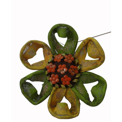 Fleur en maille métallique Roi