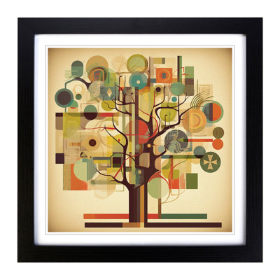 Tree Constructivism No.3 - Framed Print