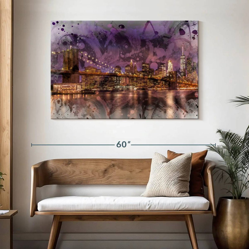 Lilie New York Lights, 32" H x 48" W