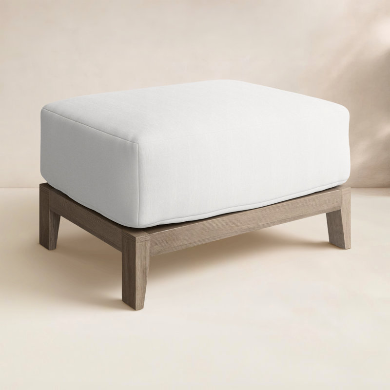 La Jolla Outdoor Teak Ottoman