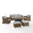 7 - Person Patio Conversation Set with Cushions-1526239721