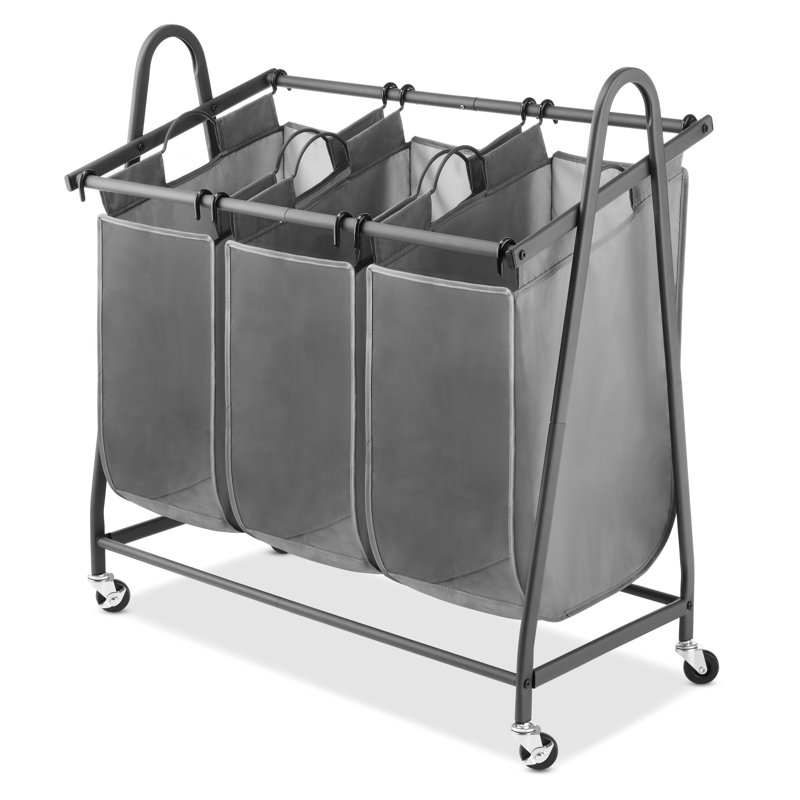 Rolling Laundry Sorter with Handles