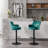 Adjustable Bar Stools with Backrest and Footrest, Set of 2-1137210521