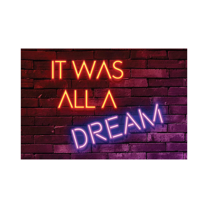 It Was All A Dream by Philippe Hugonnard - Wrapped Canvas Gallery-Wrapped Canvas Giclée, 20.32 cm H x 30.48 cm W