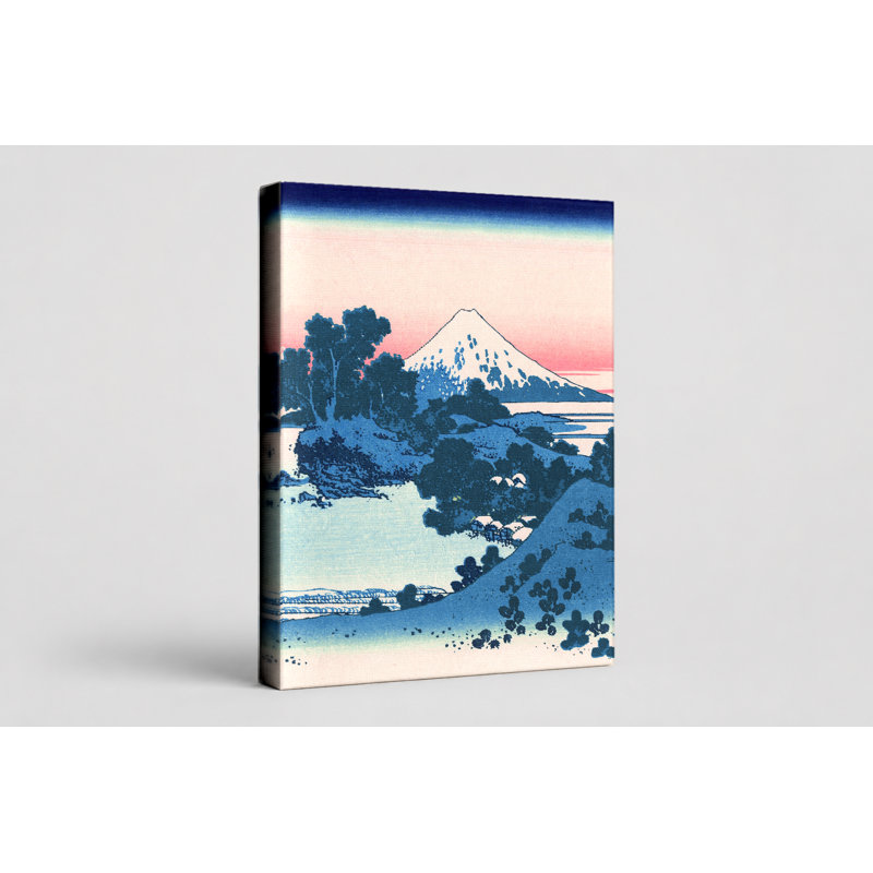 Plage de Shichiri dans la province de Sagami (1831) - Art mural sur toile, 12" W x 18" H
