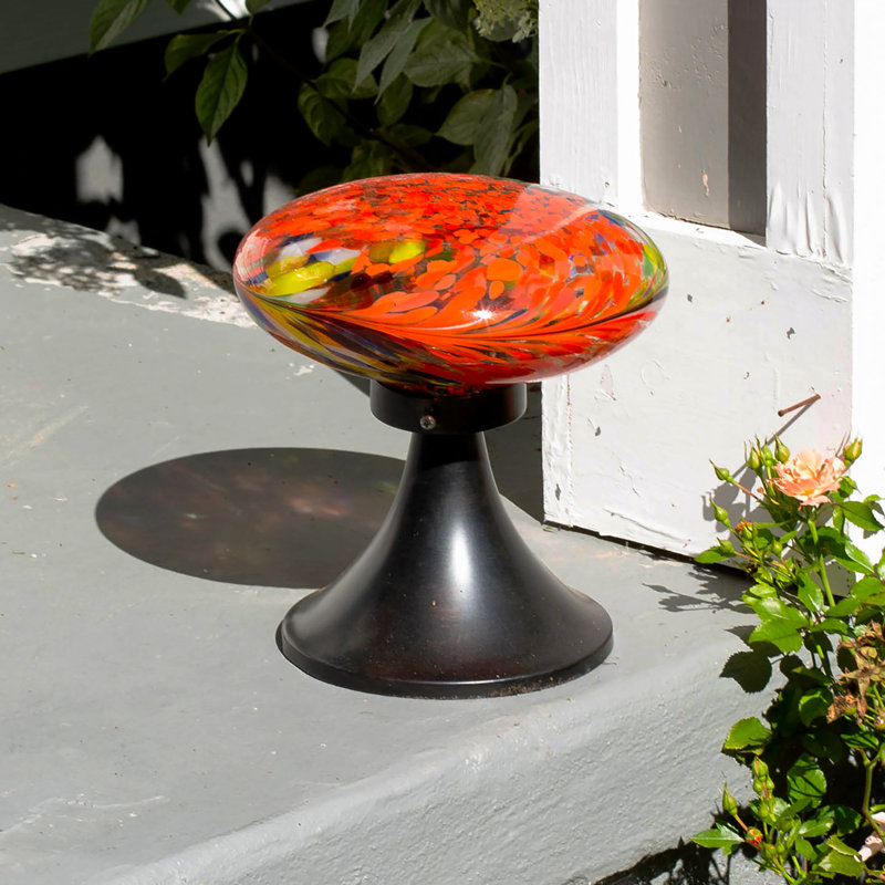 Echo Valley 5605 Lunalite Toadstool Solar Yard Stake - Red